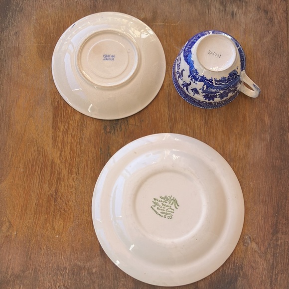 VIN Willow Ware by Royal China Underglaze E52 Transferware Small Porcelain Plate - Picture 16 of 16